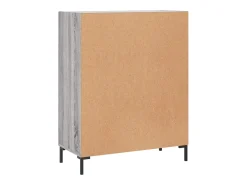 Aparador Sonoma gris 69,5x34x90 cm madera de ingeniería