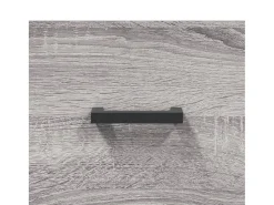 Aparador Sonoma gris 69,5x34x90 cm madera de ingeniería