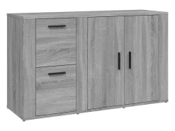 Aparador Sonoma Gris 100x33x59,5 cm Madera de Ingeniería