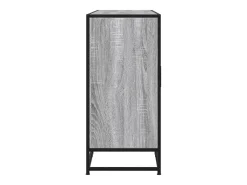 Aparador Sonoma gris 134x35x76 cm madera de ingeniería