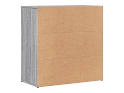 Aparador Sonoma gris 79x38x80 cm madera de ingeniería
