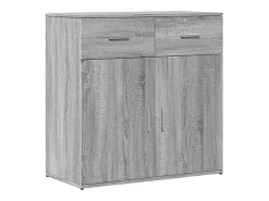 Aparador Sonoma gris 79x38x80 cm madera de ingeniería