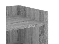 Aparador Sonoma gris 73,5x35x75 cm madera de ingeniería