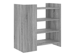 Aparador Sonoma gris 73,5x35x75 cm madera de ingeniería