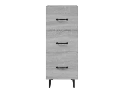 Aparador Sonoma gris 34,5x34x90 cm Madera de ingeniería