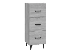 Aparador Sonoma gris 34,5x34x90 cm Madera de ingeniería
