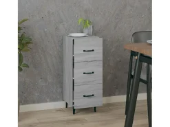 Aparador Sonoma gris 34,5x34x90 cm Madera de ingeniería