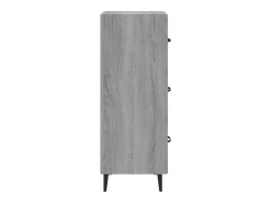 Aparador Sonoma gris 34,5x34x90 cm Madera de ingeniería