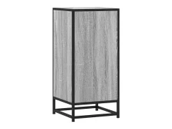 Aparador Sonoma gris 35,5x35x76 cm madera contrachapada y metal