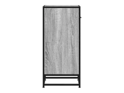 Aparador Sonoma gris 35,5x35x76 cm madera contrachapada y metal