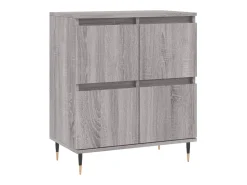 Aparador Sonoma gris 60x35x70 cm Madera de ingeniería