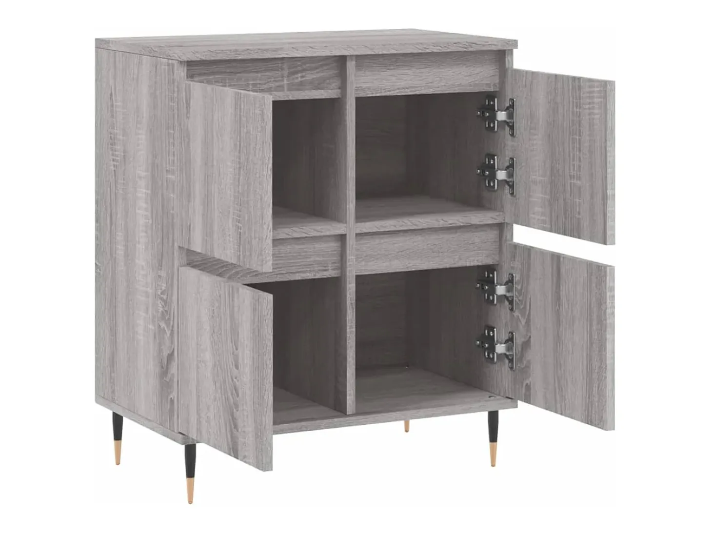 Aparador Sonoma gris 60x35x70 cm Madera de ingeniería