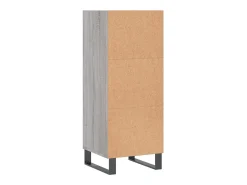 Aparador Sonoma gris 34,5x32,5x90 cm madera de ingeniería