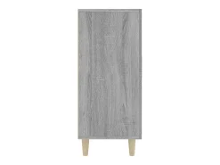 Aparador Sonoma gris 90x34x80 cm madera de ingeniería