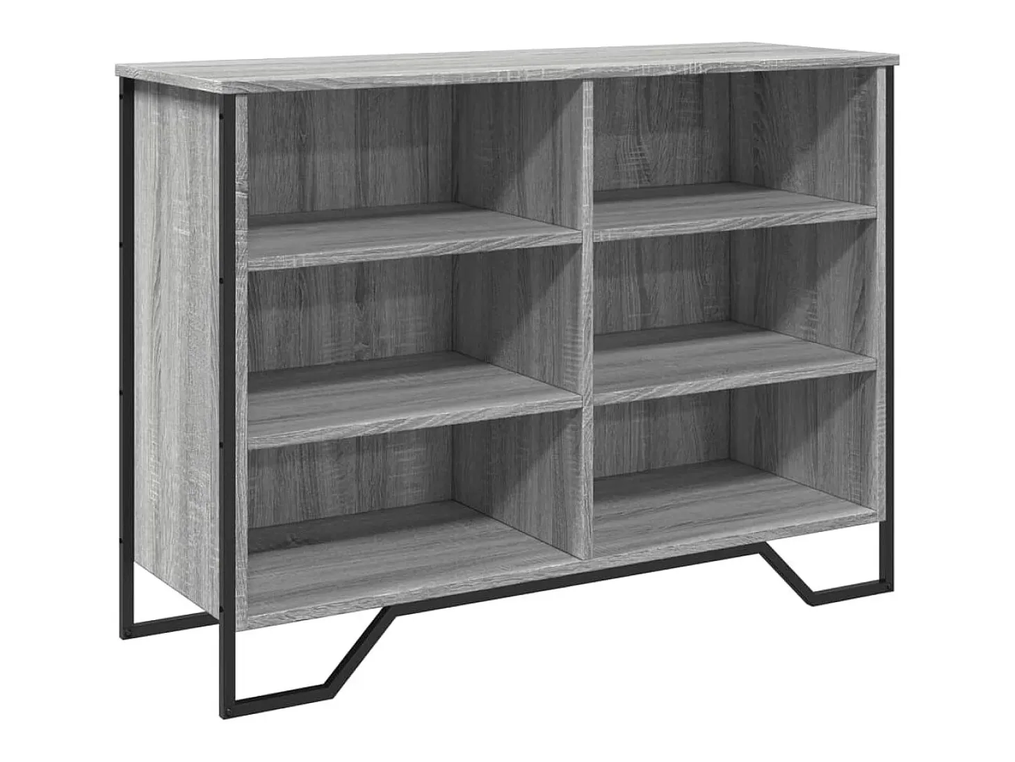 Aparador Sonoma gris 101x35,5x74,5 cm madera de ingeniería