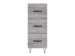 Aparador Sonoma gris 34,5x34x90 cm Madera de ingeniería