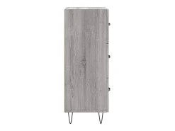 Aparador Sonoma gris 34,5x34x90 cm Madera de ingeniería