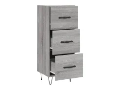 Aparador Sonoma gris 34,5x34x90 cm Madera de ingeniería
