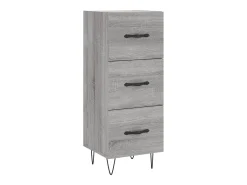 Aparador Sonoma gris 34,5x34x90 cm Madera de ingeniería