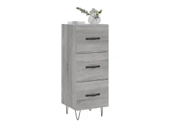 Aparador Sonoma gris 34,5x34x90 cm Madera de ingeniería