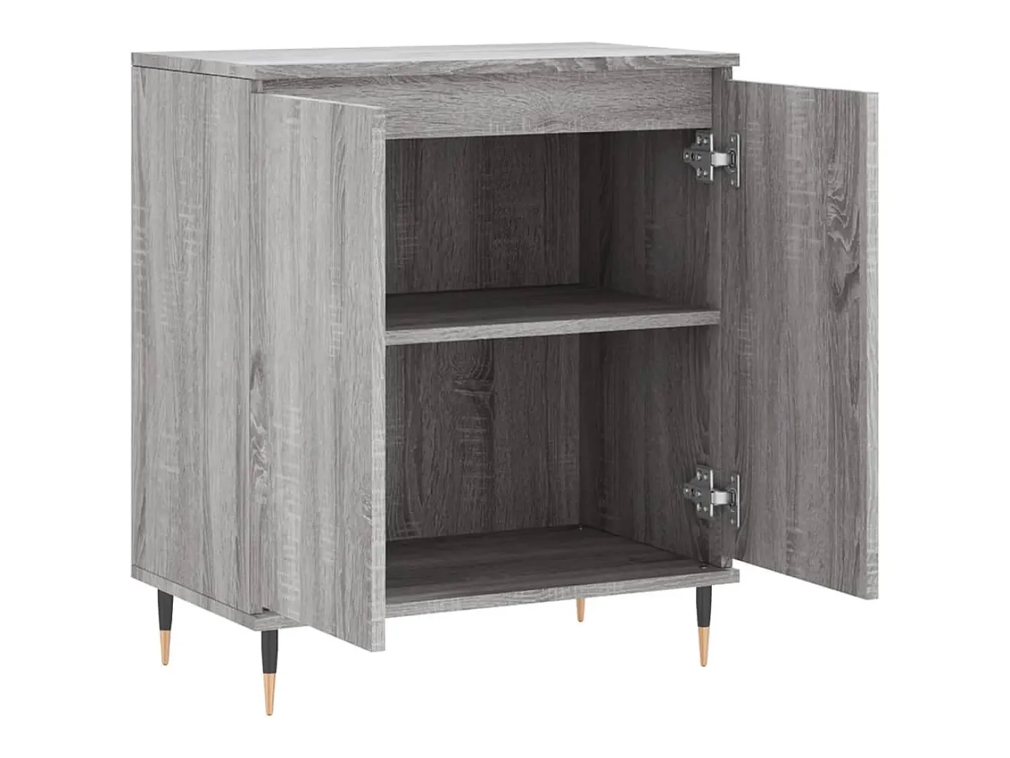 Aparador Sonoma gris 60x35x70 cm Madera de ingeniería
