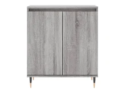 Aparador Sonoma gris 60x35x70 cm Madera de ingeniería