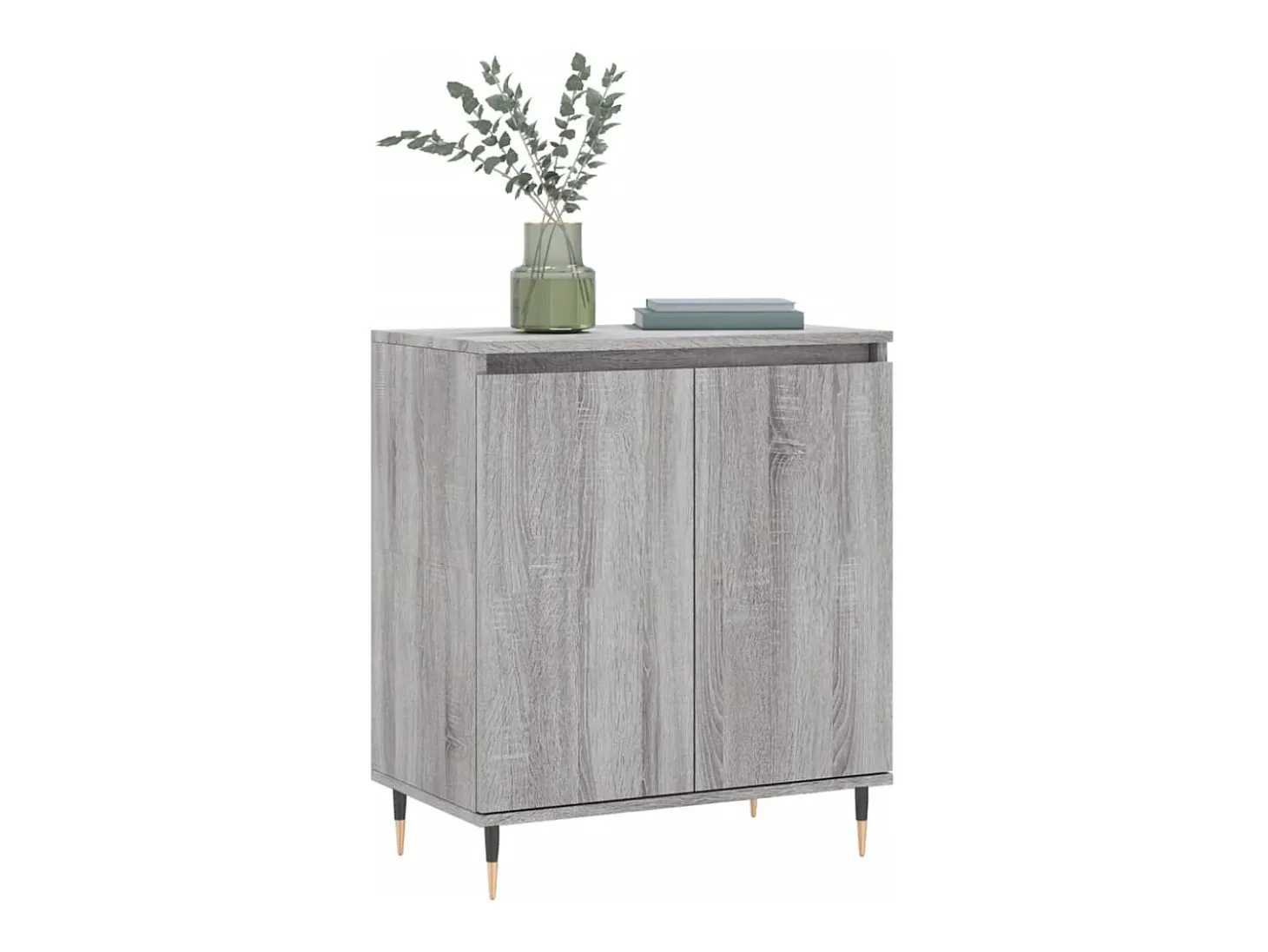 Aparador Sonoma gris 60x35x70 cm Madera de ingeniería