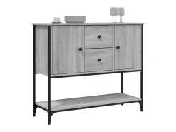 Aparador Sonoma gris 100x36x85 cm madera de ingeniería