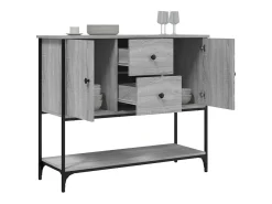 Aparador Sonoma gris 100x36x85 cm madera de ingeniería