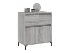 Aparador Sonoma gris 60x35x70 cm Madera de ingeniería