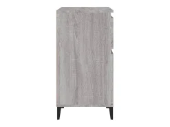 Aparador Sonoma gris 60x35x70 cm Madera de ingeniería