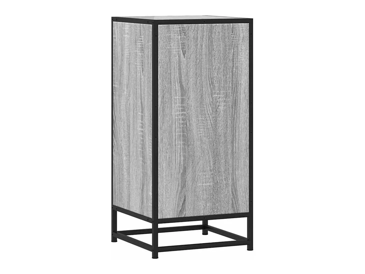 Aparador Sonoma gris 35,5x35x76 cm madera contrachapada y metal