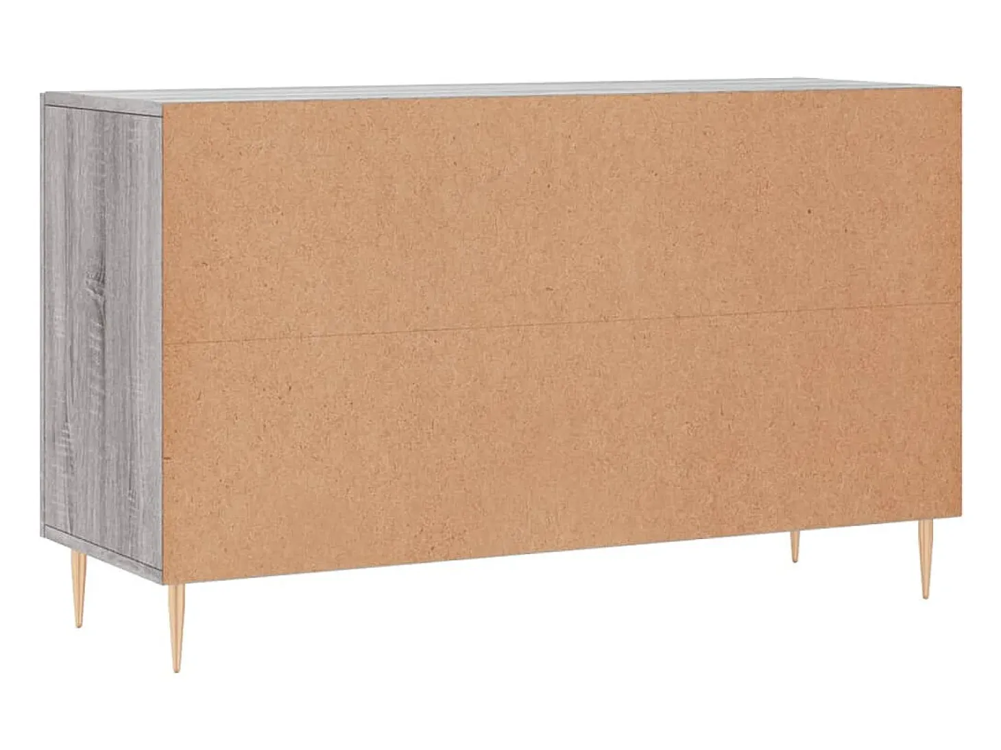Aparador Sonoma gris 100x36x60 cm madera de ingeniería