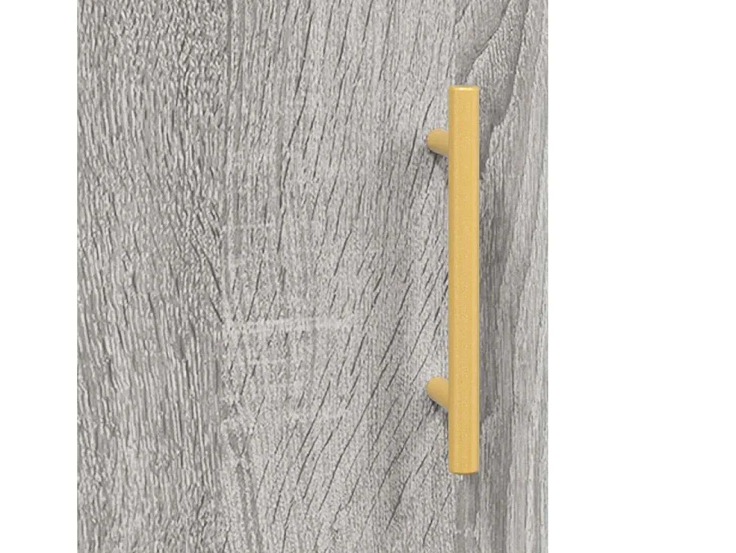 Aparador Sonoma gris 100x36x60 cm madera de ingeniería