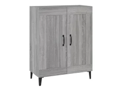 Aparador Sonoma gris 69,5x34x90 cm madera de ingeniería