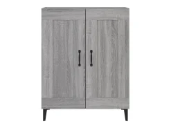 Aparador Sonoma gris 69,5x34x90 cm madera de ingeniería
