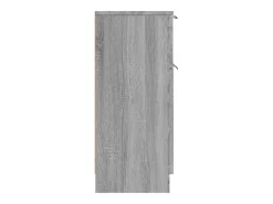 Aparador Sonoma gris 30x30x70 cm Madera de ingeniería