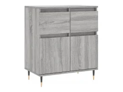 Aparador Sonoma gris 60x35x70 cm Madera de ingeniería