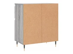 Aparador Sonoma gris 60x35x70 cm Madera de ingeniería