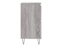 Aparador Sonoma gris 60x35x70 cm Madera de ingeniería