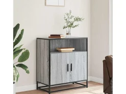 Aparador Sonoma gris 68x35x76 cm madera de ingeniería