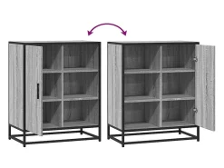 Aparador Sonoma gris 62x35x76 cm madera de ingeniería