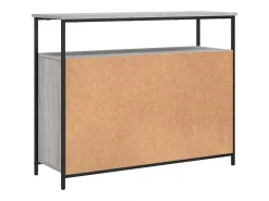 Aparador Sonoma gris 100x35x80 cm madera de ingeniería