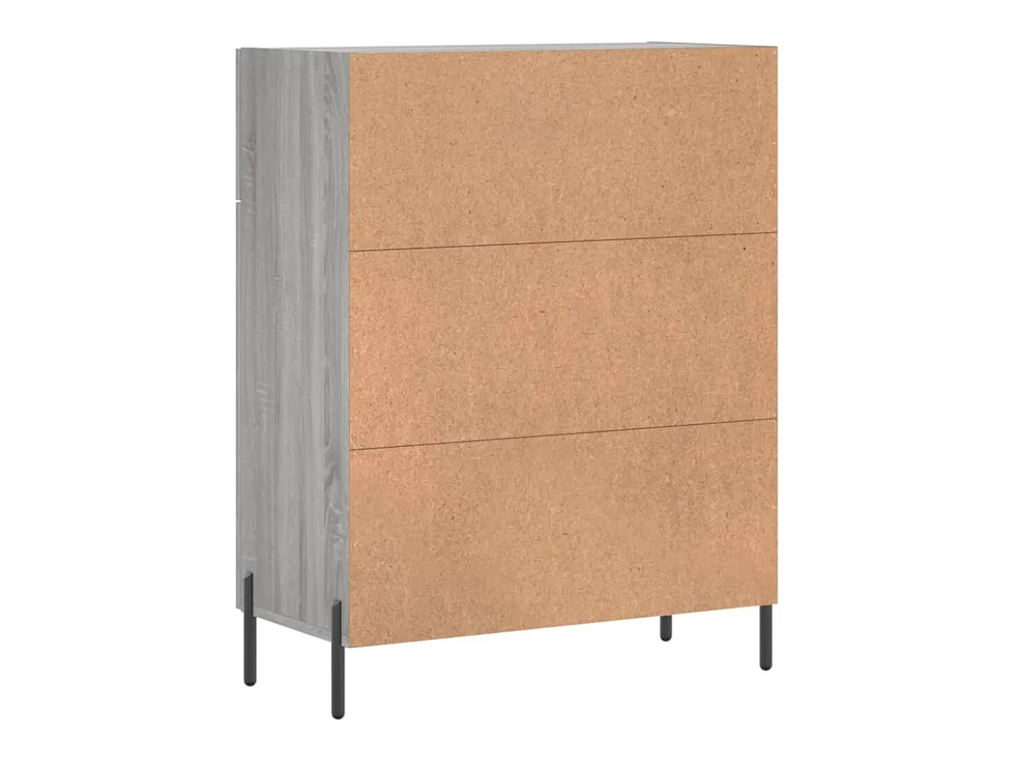 Aparador Sonoma gris 69,5x34x90 cm madera de ingeniería