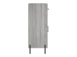 Aparador Sonoma gris 69,5x34x90 cm madera de ingeniería