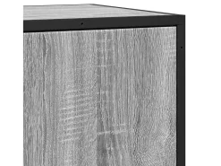 Aparador Sonoma gris 68x35x76 cm madera contrachapada y metal