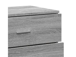 Aparador Sonoma gris 60x39x80 cm madera de ingeniería