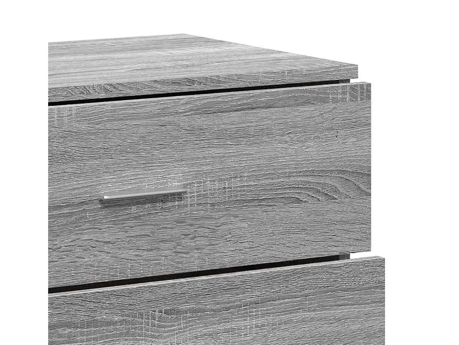 Aparador Sonoma gris 60x39x80 cm madera de ingeniería