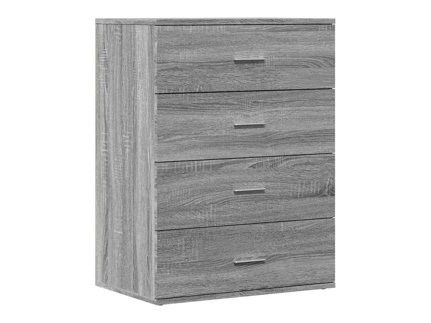 Aparador Sonoma gris 60x39x80 cm madera de ingeniería