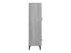 Aparador Sonoma gris 70x31x115 cm Madera de ingeniería